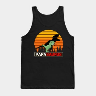 Papasaurus Tank Top